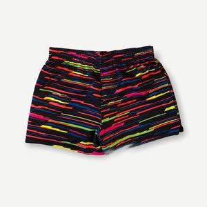 FILA Small Black w/ Neon Multicolors & logo waist